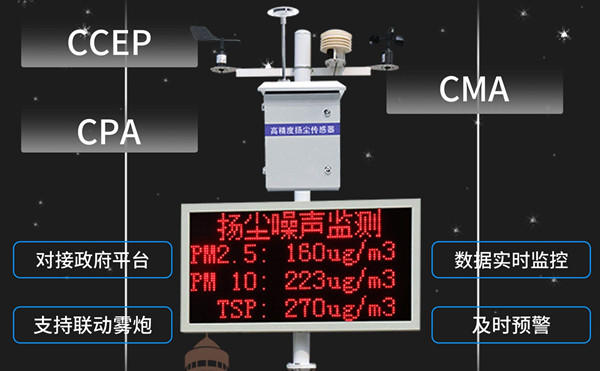 揚塵在線監測儀的數據平臺有什么功能